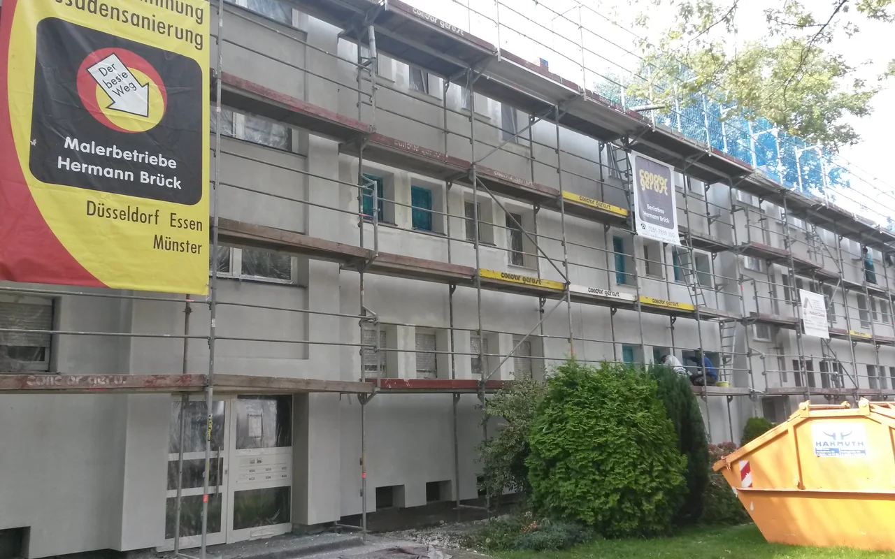 Gebäudekomplex im Umbau